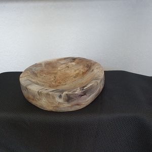 Indonesia Petrified wood bowl